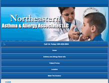 Tablet Screenshot of neasthmaallergy.com
